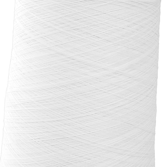 FRCOLOR White UV Resistant Sewing Machine Thread for Garment Stitching, Polyester Thread 16x7x7 cm Spool