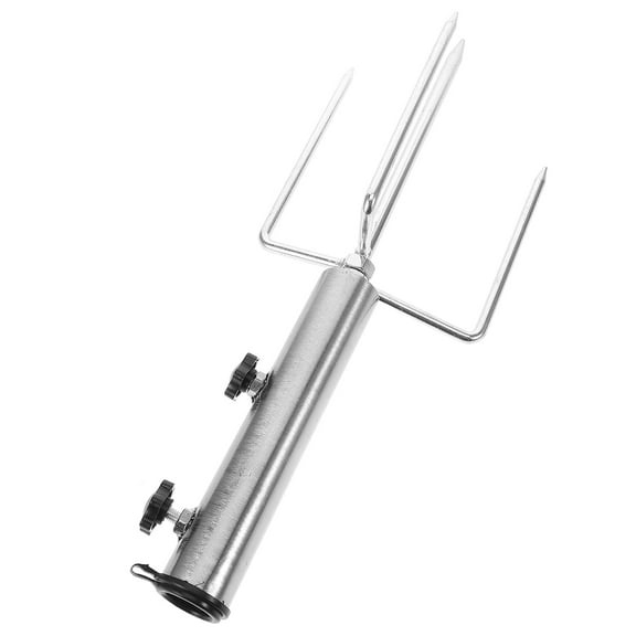 FRCOLOR Umbrella Seat Accessories Parasol Stakes Stand Travel Silver