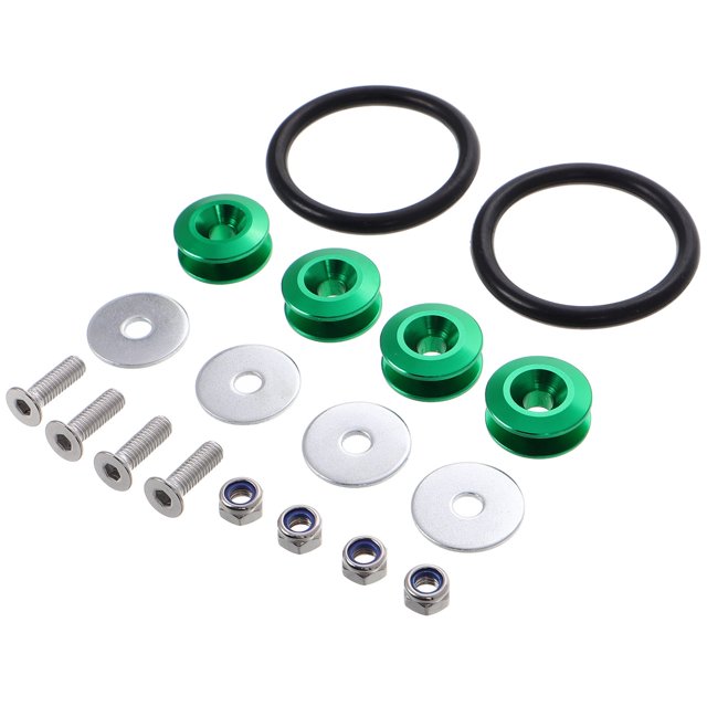 FRCOLOR Universal Car Bumper Fasteners Kit with 2 Rubber Rings 4 ...