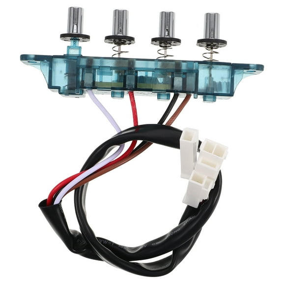 Universal Range Hood Replacement Button Control Panel for Kitchen Switch Board Black Alloy