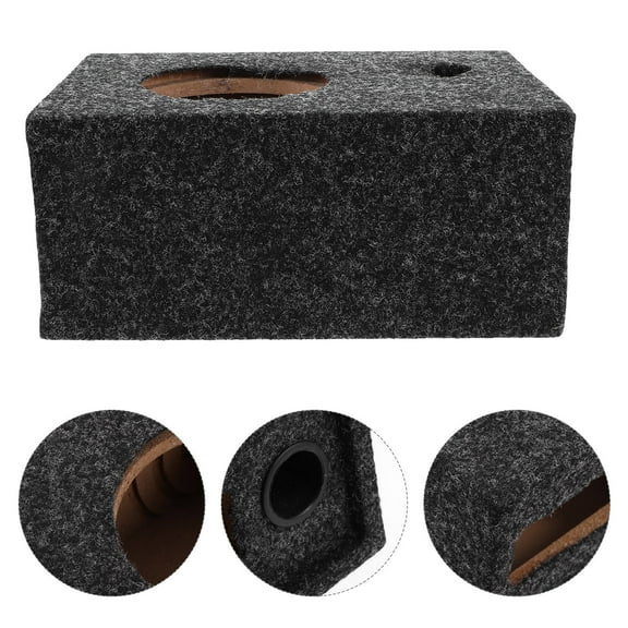 FRCOLOR Vehicle Subwoofer Enclosure Subwoofer Enclosure Case Auto Speaker Enclosures Subwoofer Enclosure Subwoofer Single Enclosure Car Subwoofer Box Enclosure