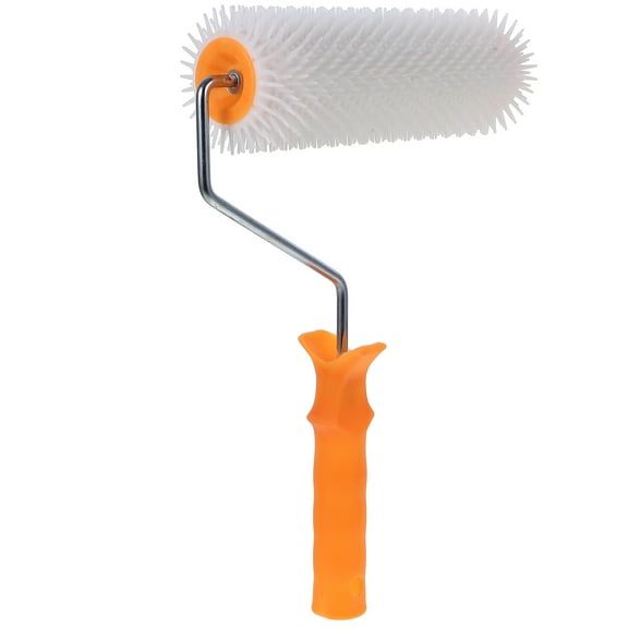 FRCOLOR  Vent Paint Brush Roller Self Leveling Screed Spiked Concrete Rollers White