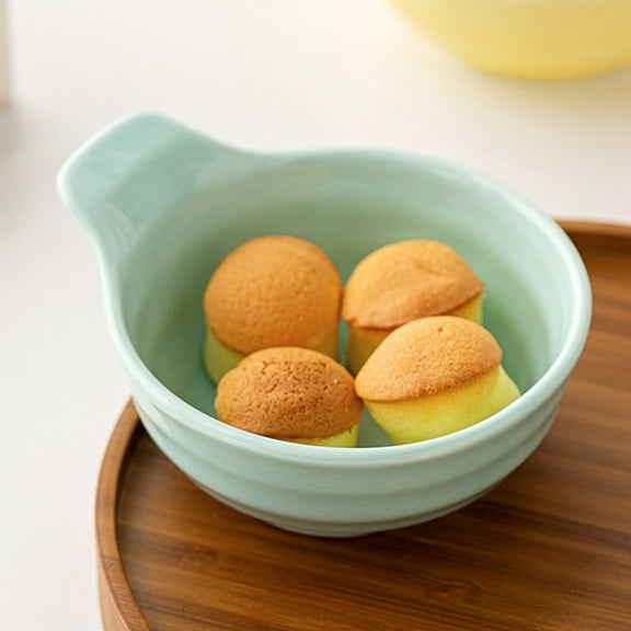 WASHWEPE Dip Bowls Small Ceramic Dipping Bowl Sky-Blue 1Pcs For Housewarming