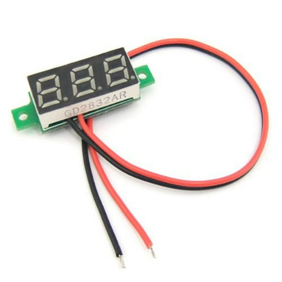 FRCOLOR Voltage Tester Pen DC Meter Head LED Voltmeter Red