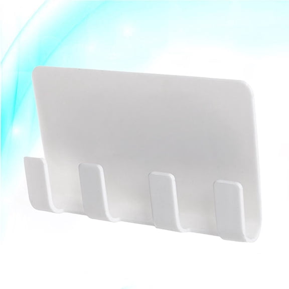 WRISTBIQUE Cable Management Stand White 1Set 4.7x2.4x1.2in