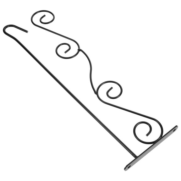 FRCOLOR Stainless Steel Flag Rack Poles for outside House Flagpole Small Black