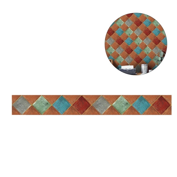 LABSERRON Bathroom Tile Sticker Waterproof Self Adhesive Wall Tiles Stickers Multi 1Set 500 X 20 Cm