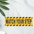 thumbnail image 1 of FRCOLOR Watch Your Step Floor Stickers Anti Slip Warning Decals Black Yellow Anti Slip Tape For Workplace Safety Wet Floor Caution, 1 of 8