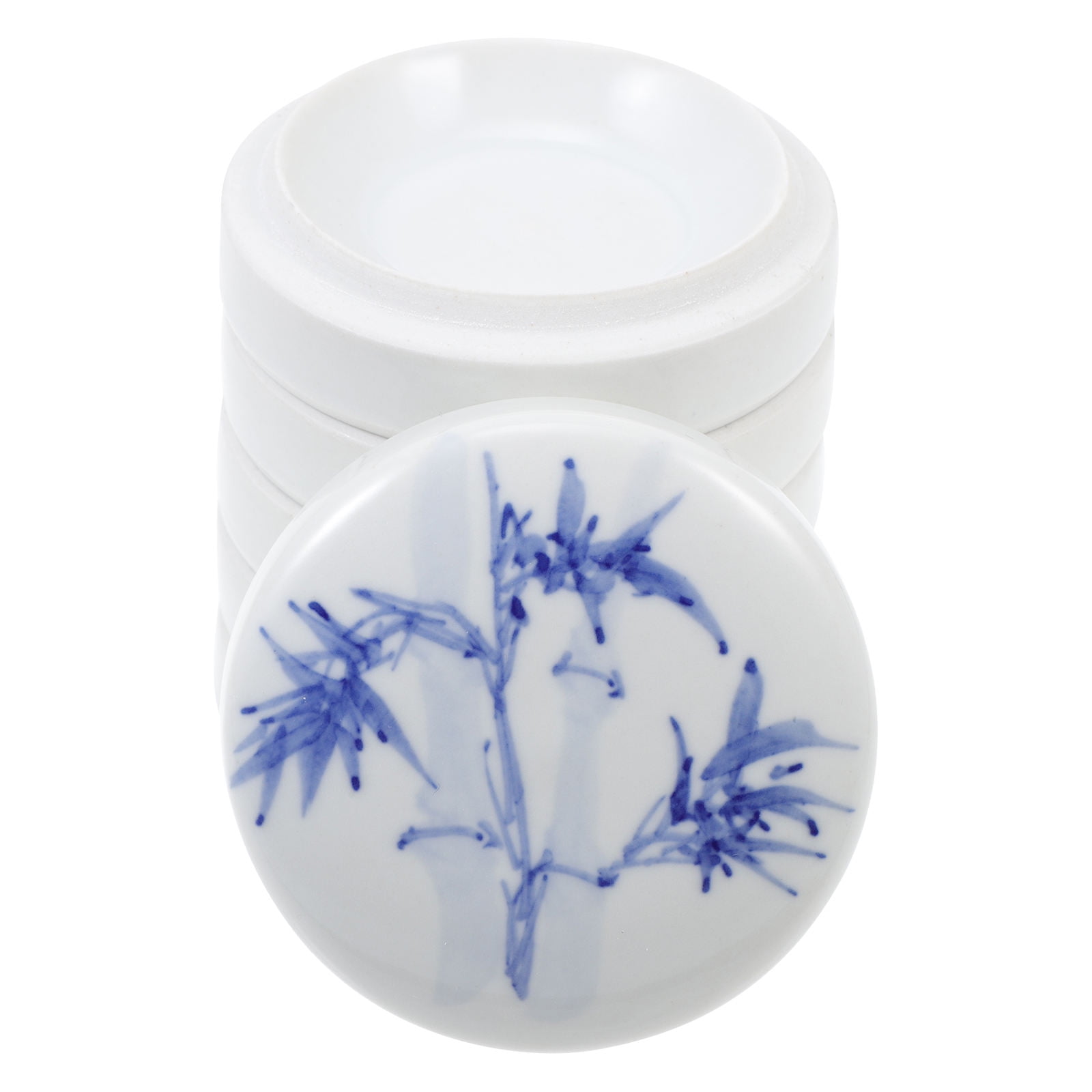 TAILTOSS 1Set White Ceramic Paint Tray with Cover for Watercolor Pigment Mixing and Storage