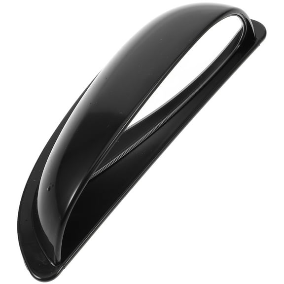 WASHWEPE Car Rear View Mirror Black 1Pcs 7.27X2.36X2.24 In Abs