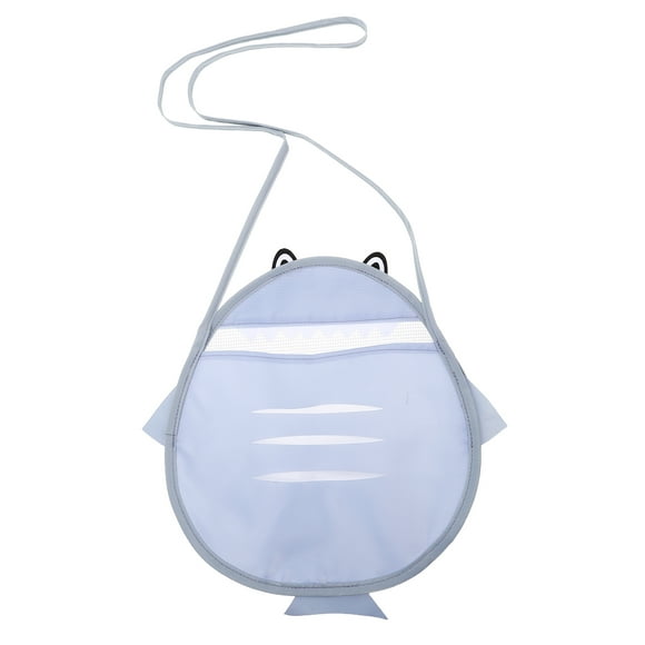 FRCOLOR Waterproof Kids Beach Bag Cartoon Design Large Capacity Shell Collect Bag With Adjustable Straps For Park And Picnic Portable For Boys