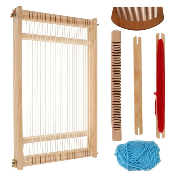 FRCOLOR Weaving Loom for Adults Loom Kit Hand-woven Loom Child Work 40.80X27.00X3.00CM