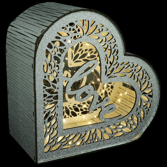 TAILTOSS Wedding Reception Box Wooden Storage Dark Grey 1Pcs
