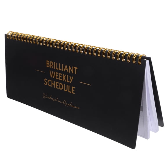FRCOLOR  Weekly Plan Note Notebook Daily Pads Notebooks Travel Black