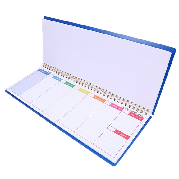 FRCOLOR Weekly Planner Notepad Weekly Pad Organizers Undated Weekly Notepad Habit Tracker Journal Desk Notepad For Man Women Blue