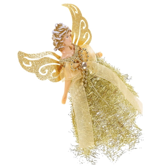 PAMINGONO Christmas Angel Decor Golden 1Pcs 7.9X4.3X2.6In