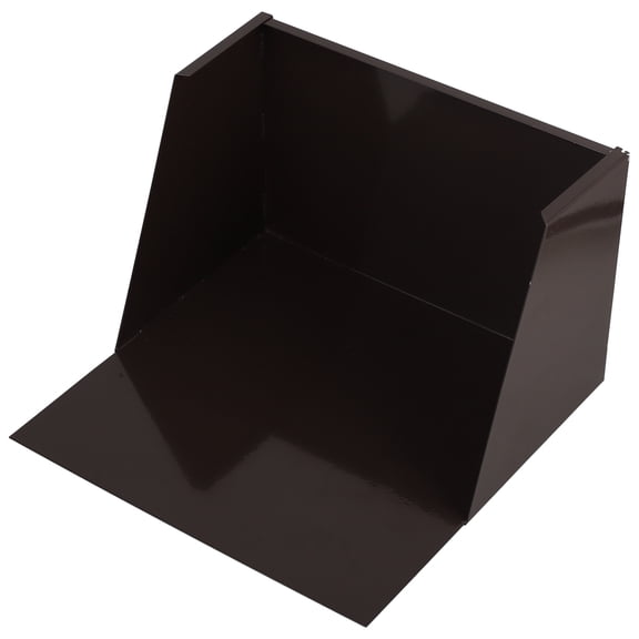 WASHWEPE Gutter Splash Guard Balconies Aluminium Alloy 1Pack 12X11.6X7.9In