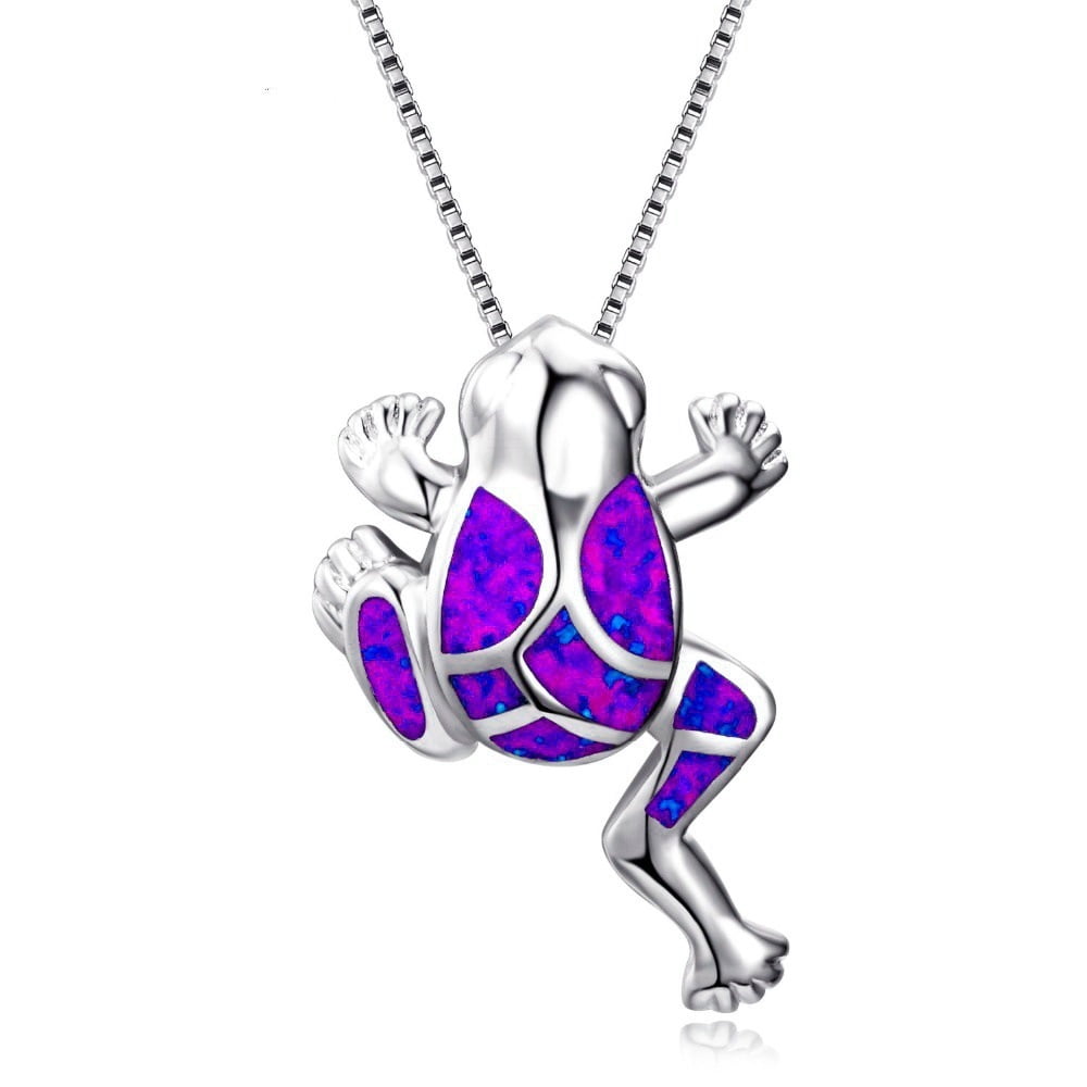 FRCOLOR Women Necklace Frog Neck Chain Frog Necklace Metal Neck Jewelry