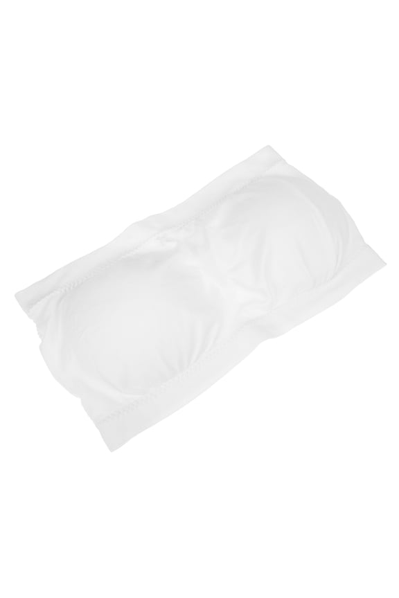 Women Strapless Bra Comfortable Running Underwear Elastic Seamless Miss White