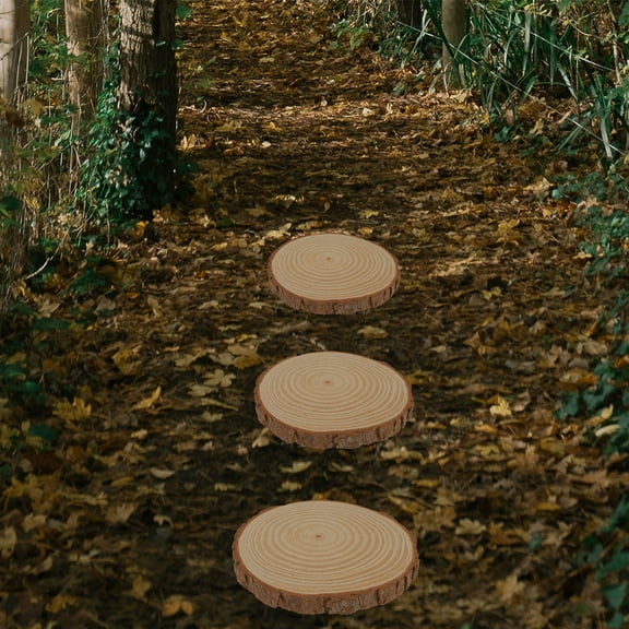 HAKIDZEL Lawn Paver Wood Beige 2Pcs