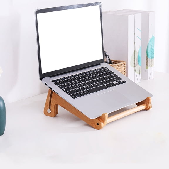FRCOLOR  Wooden Computer Bracket Riser for Laptop Stand Couch Portable
