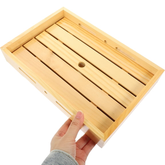 FRCOLOR  Wooden Pallet Sushi Presentation Board Japanese Style Case