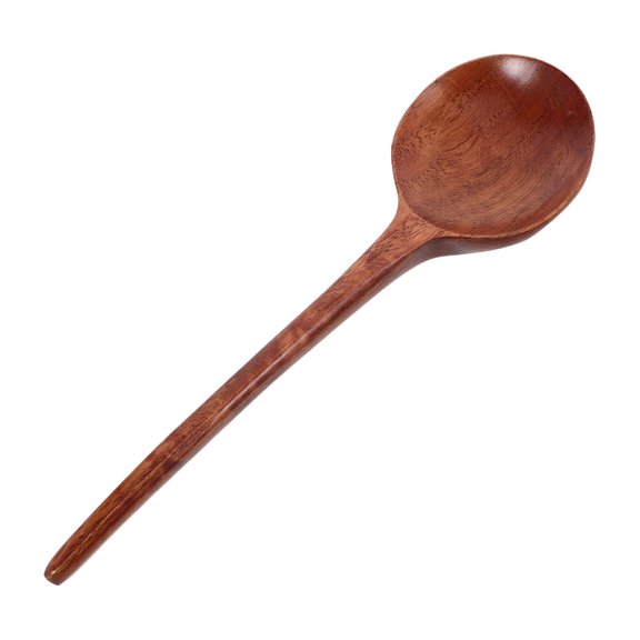 FRCOLOR Wooden Soup Spoon For Ramen Appetizer Spoons Wooden Spaghetti Spoon Oriental Soup Spoon Asian Soup Spoon Chinese Spoons Soup (Large)