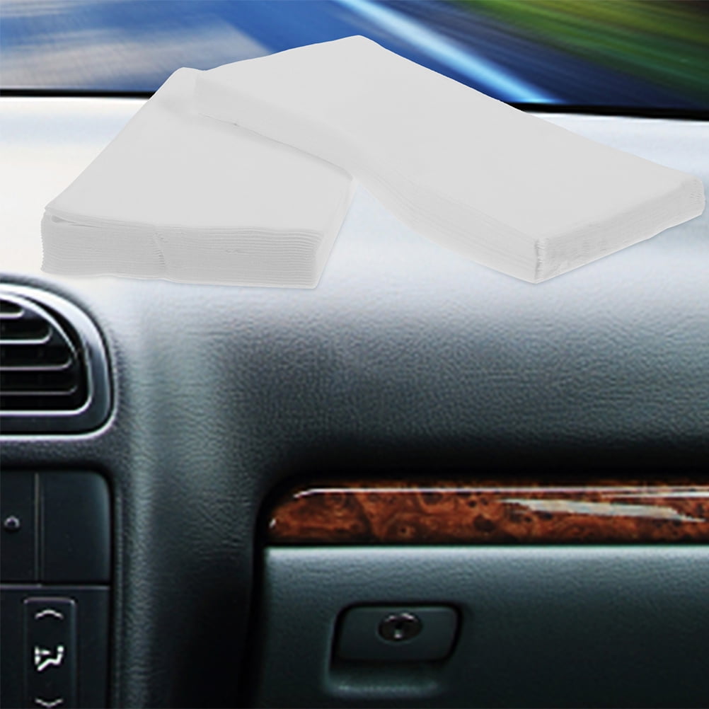 FRCOLOR Worgeous 4 Bags Car Travel Tissues Tissue Box Refill Paper Auto Visor Pulp Paper Towels 50 Sheets Bag