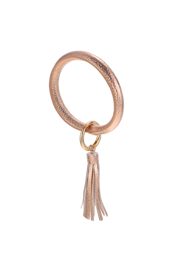 Wristlet Key Chain Bracelet Keychain Bangle Tassel