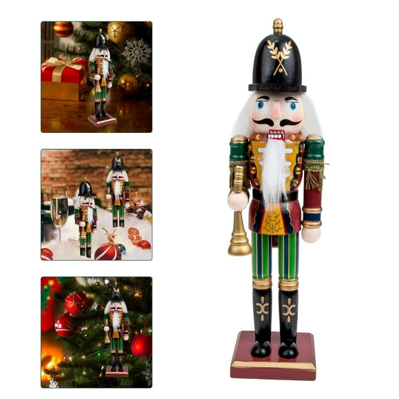 HORIALENCE Home Decoration Nutcracker Ornament Multi 1Pack 12x3x2.6in