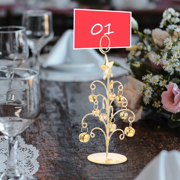FRCOLOR Xmas Table Number Stand Seating Card Holder Office Vacation