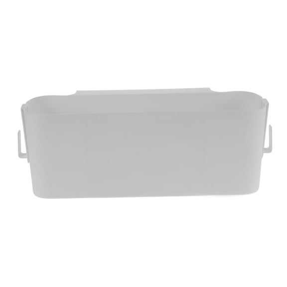 PAMINGONO Bedside Storage Basket Plastic White 1 Bedside