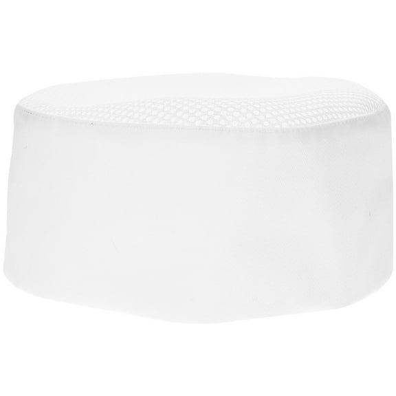 Unbranded White Chef Hat for Kitchen Use Made of Cotton and Polyester Perfect for Cooking in Restaurant Uniforms Size One Size Fits All