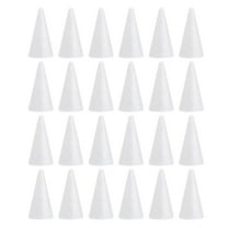 PAMINGONO Cone Shaped Foam for Teachers Paintable Glueable 24Pcs 3.93X2.16X2.16In