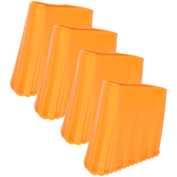 WRISTBIQUE 4Pcs Home Ladder Accessories Plastic Feet Covers with Anti Skid Noise Reducing Pads