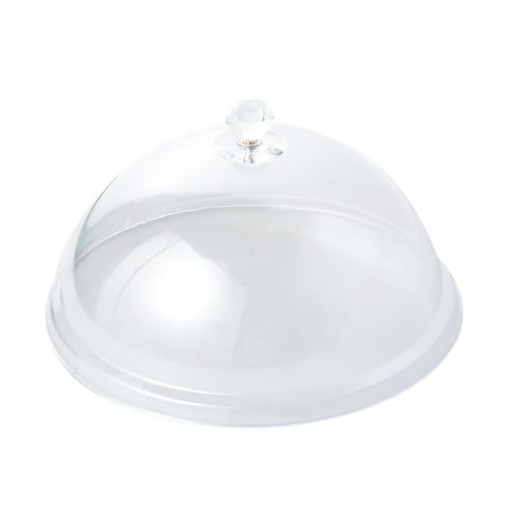 FRCOLOR food covers Cover Dome Screen Protector Cake Dome Fly Cake Cheese Butter Dessert Cover Microwave Plate Cover for Outdoor Indoor,10.43"X10.43"X4.72"