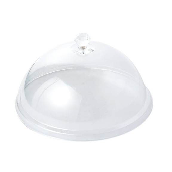 FRCOLOR food covers Cover Dome Screen Protector Cake Dome Fly Cake Cheese Butter Dessert Cover Microwave Plate Cover for Outdoor Indoor,10.43"X10.43"X4.72"