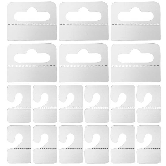 FRCOLOR hanging tabs 200pcs Clear Display Hook Tab Pegboard Display Self Adhesive Sticky Hook,1.77"X1.38"X0.04"