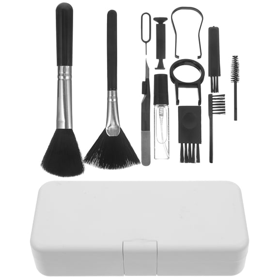 PAMINGONO Electronic Cleaning Set Stainless Steel Keyboards 1 Set 5.2X2.4in