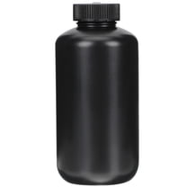 Unbranded Black PE Material Reagent Bottle for Storage Use with Good Sealing Lid 500ml