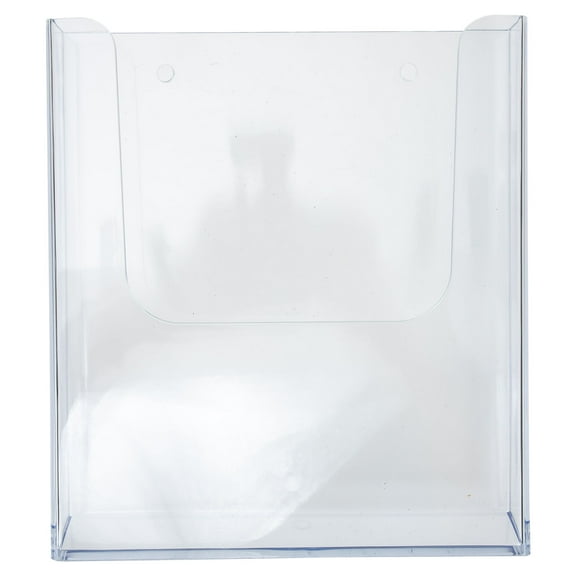 FRCOLOR mail holder wall mount Entryway Mail Holder Bank Brochure Holder Leaflet Display Box for Office,8.86"X1.57"X9.84"