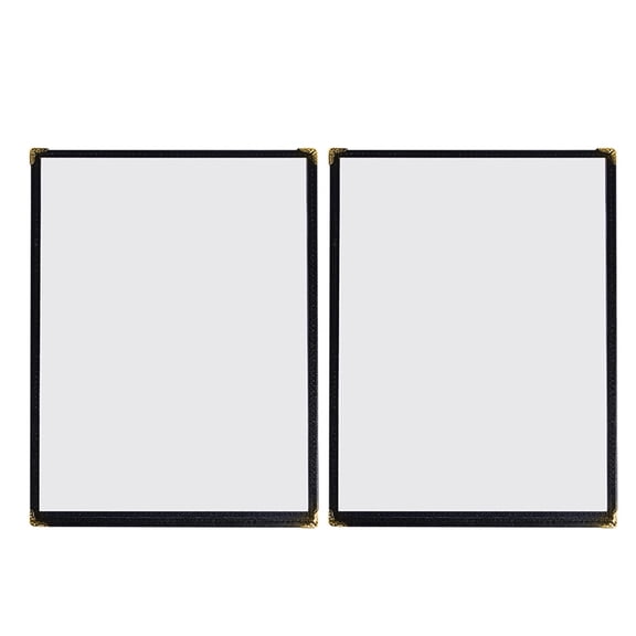 FRCOLOR menu cover 2pcs Universal Menu Holder Clear Recipe Book Recipe Recipe Holder,12.4"X9.29"X0.08"