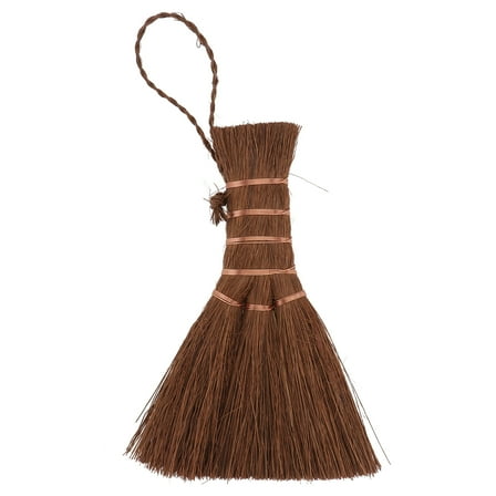 FRCOLOR mini palm broom Natural Whisk Broom Broom Desk Cleaning Computer Keyboard Brooms Tea Cup Duster for Home,5.51"X3.15"X1.97"