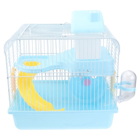 FRCOLOR pet cage Hamster Cage Gerbil Habitat, Small Animals Bed, Home Small Animals House, Rat Chinchilla Guinea Habitat House,11.81"X10.63"X8.27"