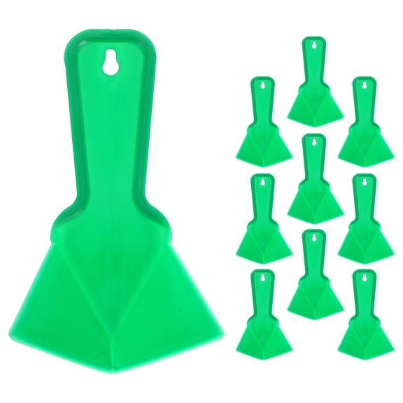 WRISTBIQUE Green Plastic Corner Trowel for Drywall Finishing, and Efficient Hand Tool for Smooth Wall Edges