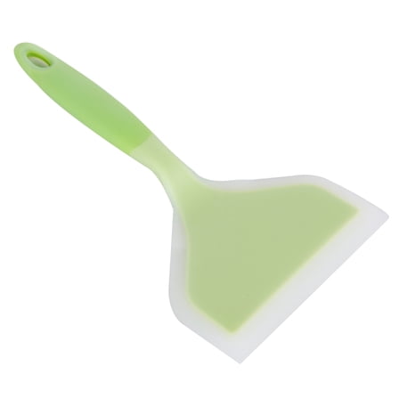 FRCOLOR silicone spacula Omelette Wide Silicone Spatula Turner Frying Spatula Kitchen Serving Utensils Cooking Utensil Tools For Pan Wok Frying Cooking,10.04"X4.72"X0.55"