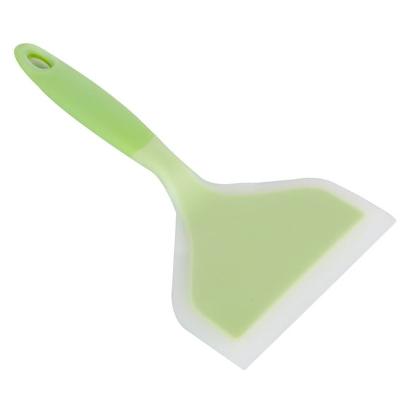FRCOLOR silicone spacula Omelette Wide Silicone Spatula Turner Frying Spatula Kitchen Serving Utensils Cooking Utensil Tools For Pan Wok Frying Cooking,10.04"X4.72"X0.55"