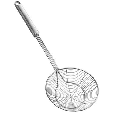 Unbranded Stainless Steel Slotted Spoon for Kitchen Use Lightweight with Hanging Hole 8.5 inches