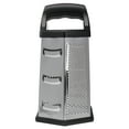 thumbnail image 1 of FRCOLOR vegetable chopper 6 Sided Stainless Steel Box Cheese Grater Kitchen Gadget Vegetable Slicer for Vegetable Potato Ginger Fruit Tomatoes,5.71"X5.71"X9.25", 1 of 10