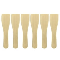 FRCOLOR wood turner Wooden Spatula, Wooden Spatula for Non Pans, Utensils Set, Kitchen Tools& Gadgets, Great Bakeware for Cooking and Decorating, Set of 6,8.27"X1.97"X0.12"